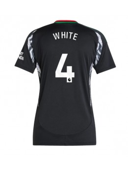 Arsenal Ben White #4 Zenski Gostujuci Dres 2024-25 Kratak Rukavima